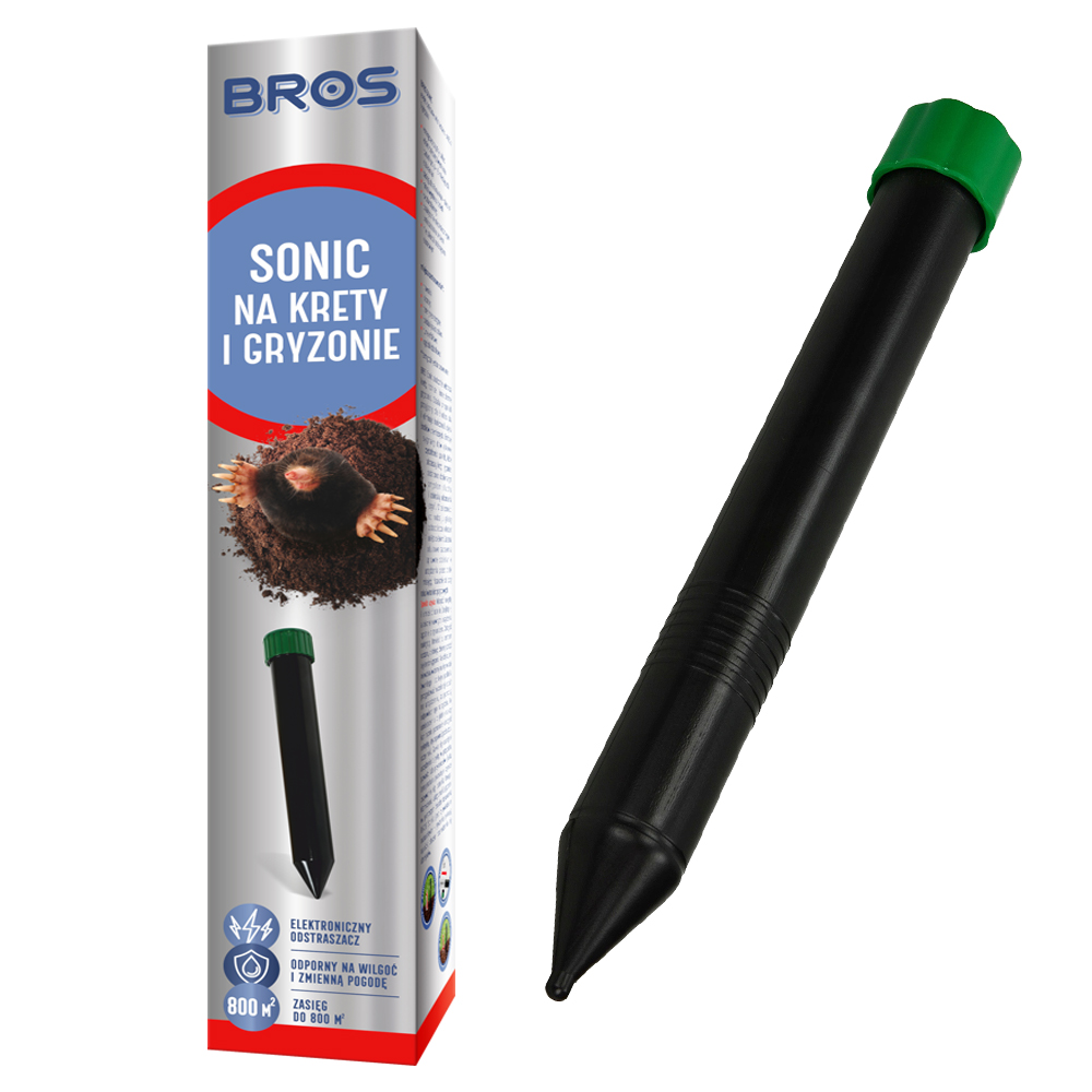 Bros Sonic na krety odstraszacz